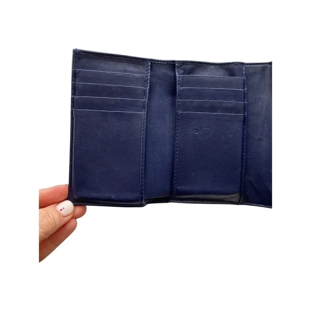 Dior Diorama élancée blue wallet lambskin wallet